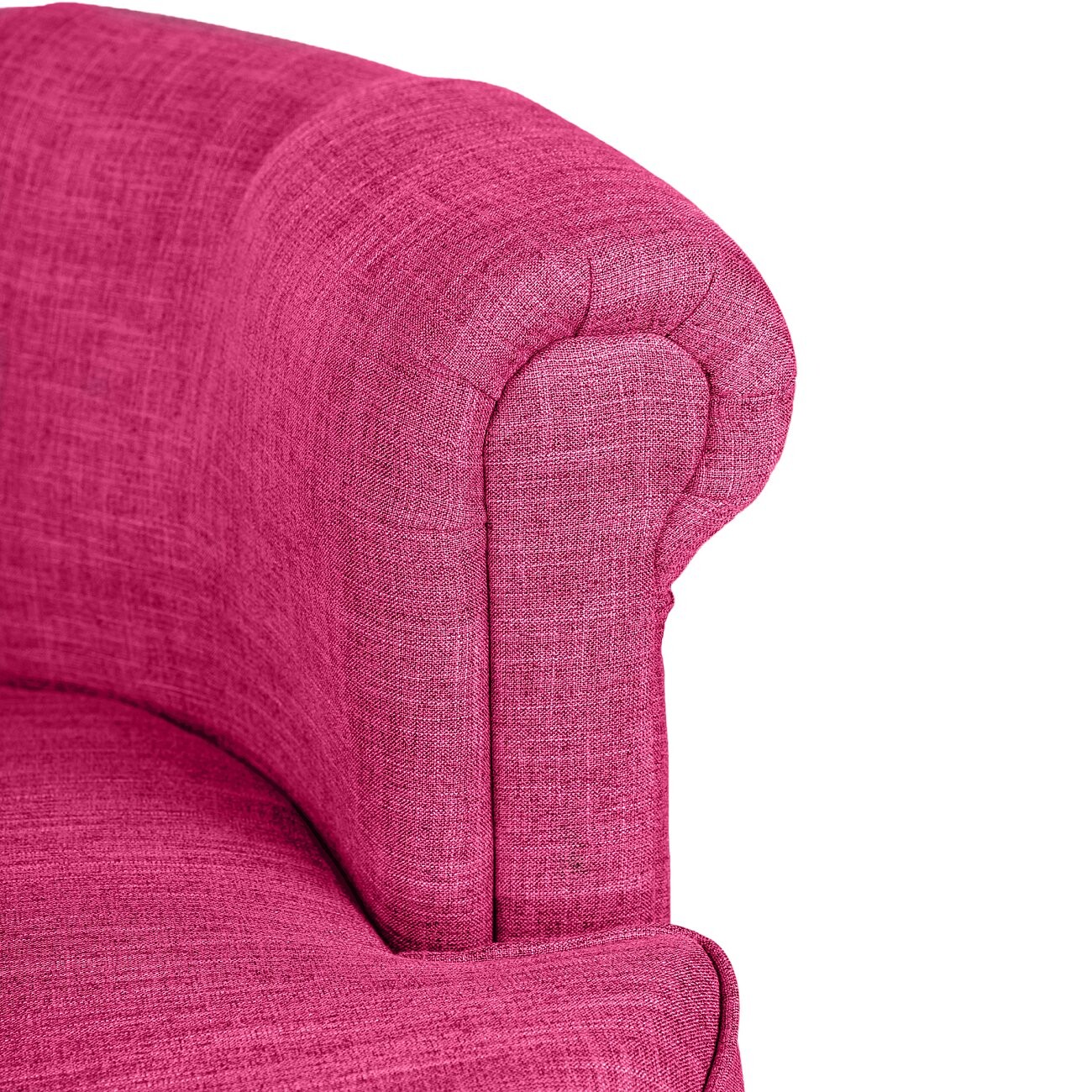 Кресло с мягкими подлокотниками фуксия Charlotte - изображение 5