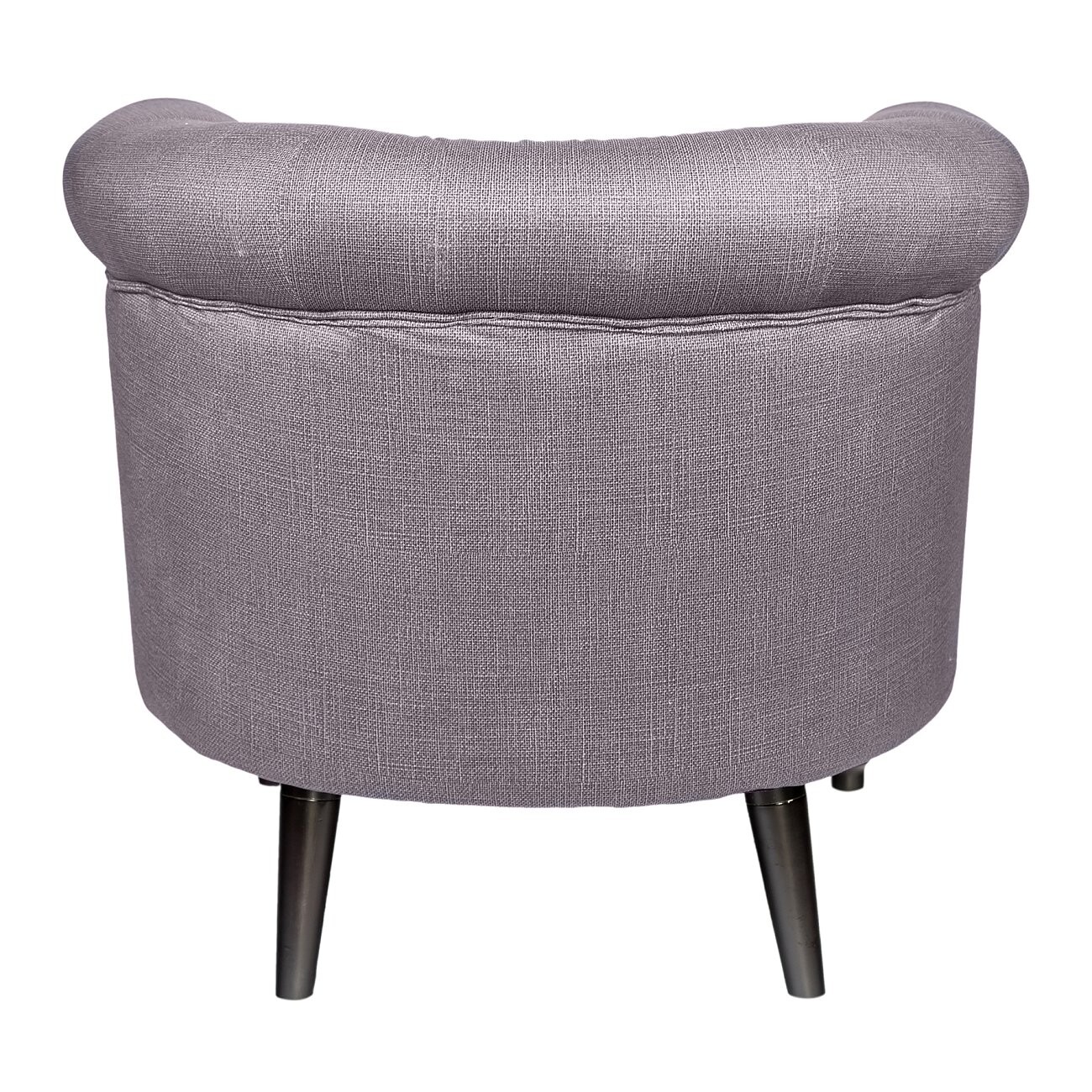 Кресло маленькое с низкой спинкой серое Charlotte Bronte - изображение 4