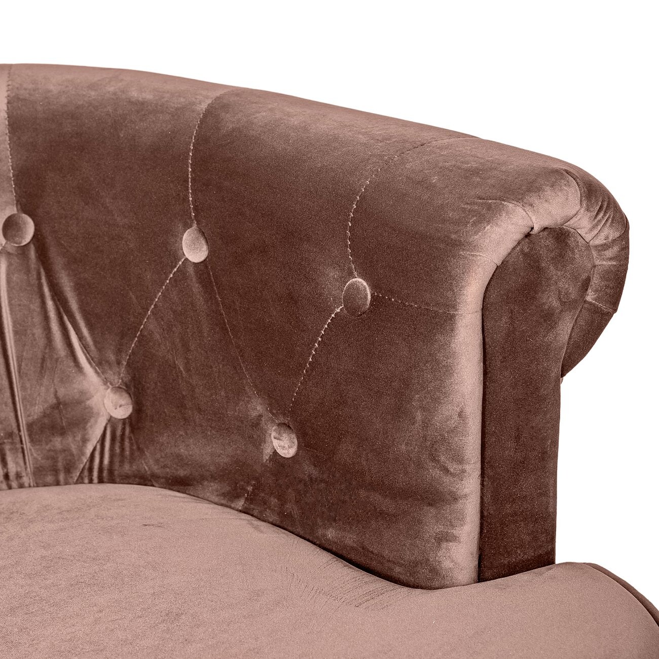 Кресло мягкое коричневое William Thackeray - изображение 6