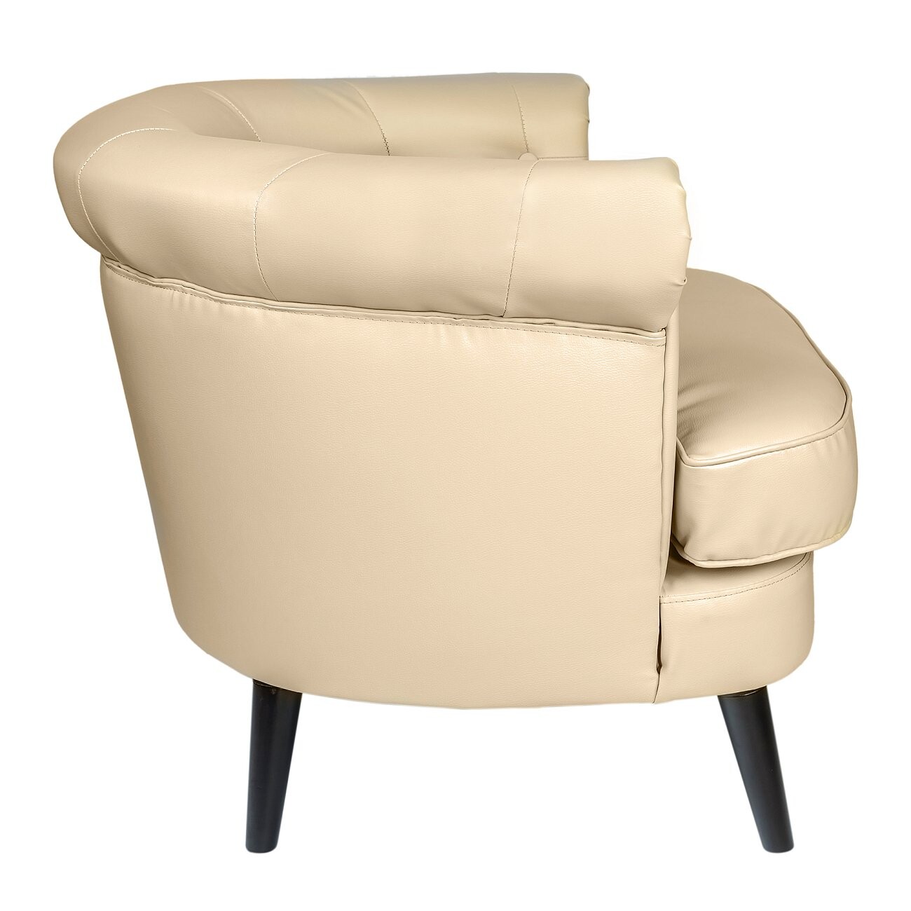 Кресло мягкое кремовое William Thackeray - изображение 3