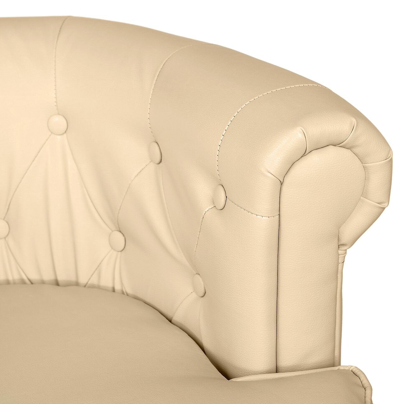 Кресло мягкое кремовое William Thackeray - изображение 5