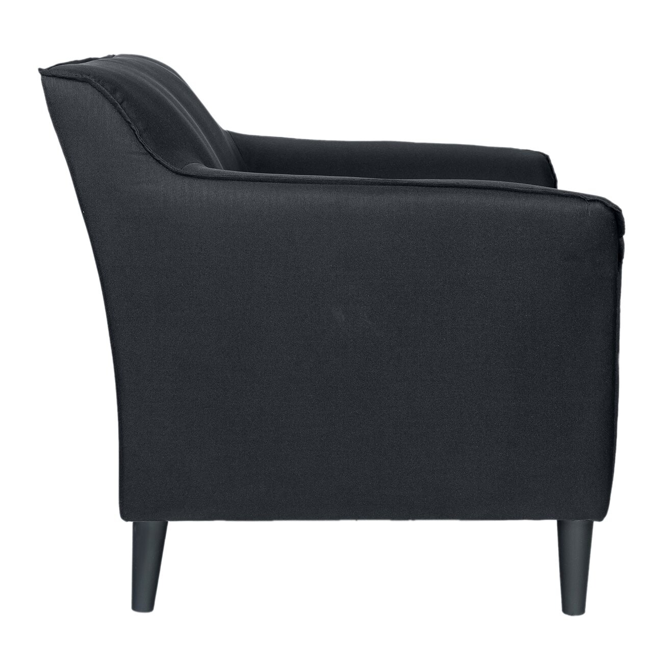 Кресло с мягкими подлокотниками темно-серое Gordon Byron - изображение 4