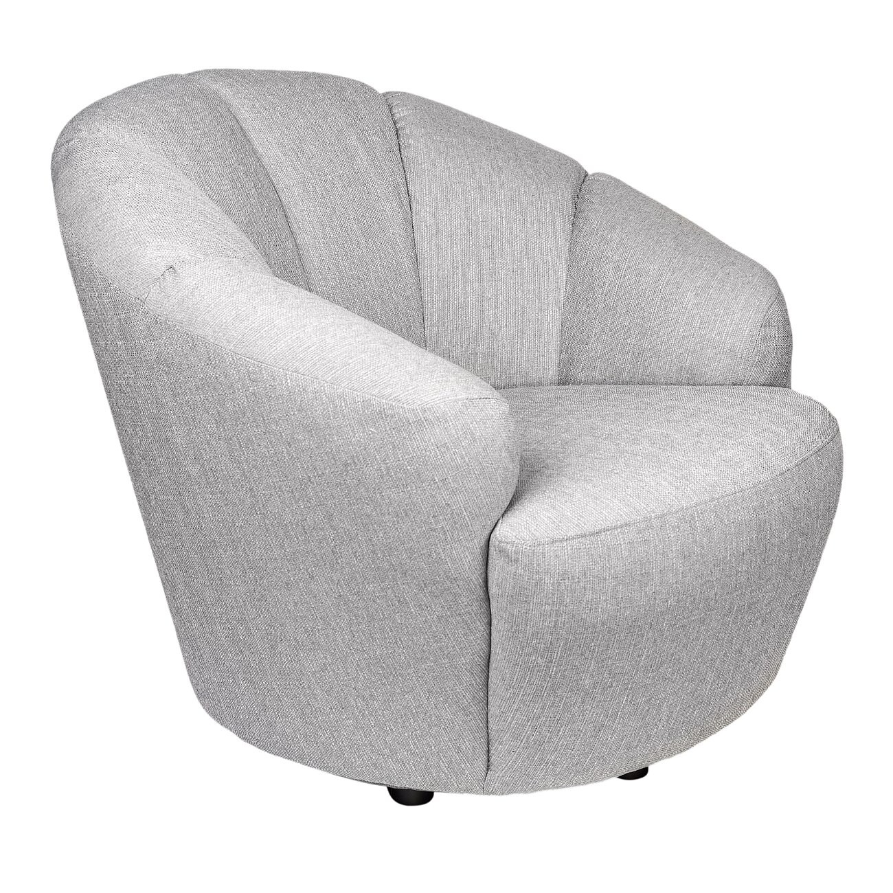 Кресло с мягкими подлокотниками серое John Fowles - изображение 2