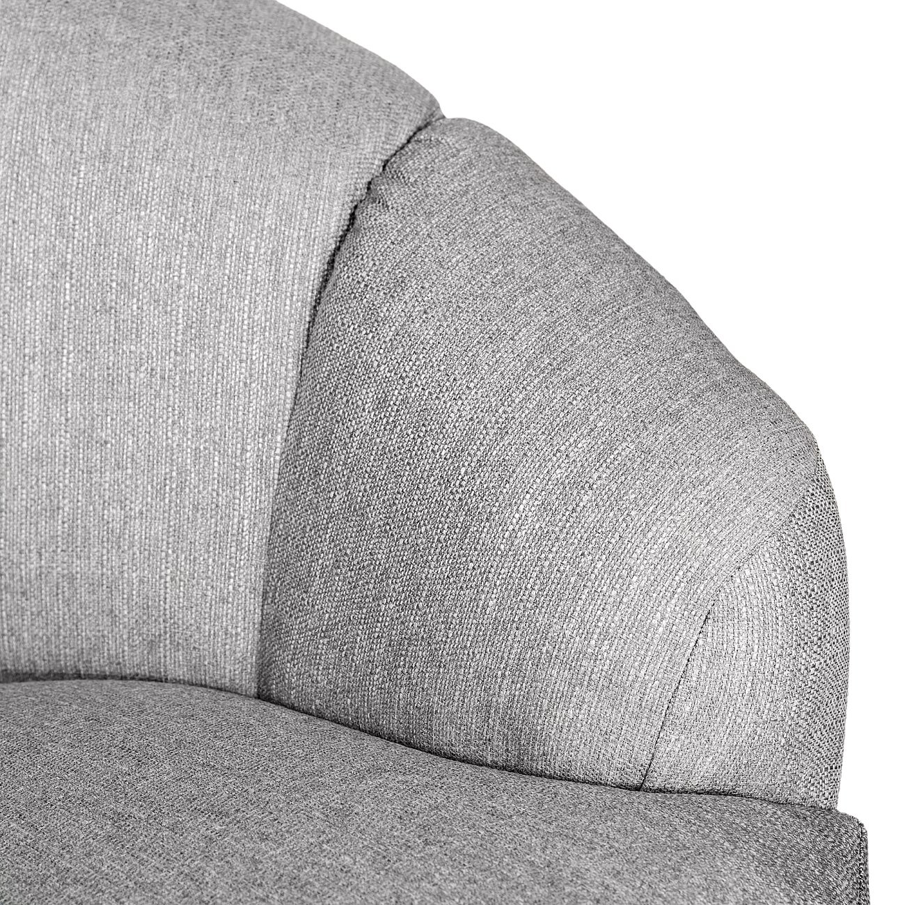 Кресло с мягкими подлокотниками серое John Fowles - изображение 5