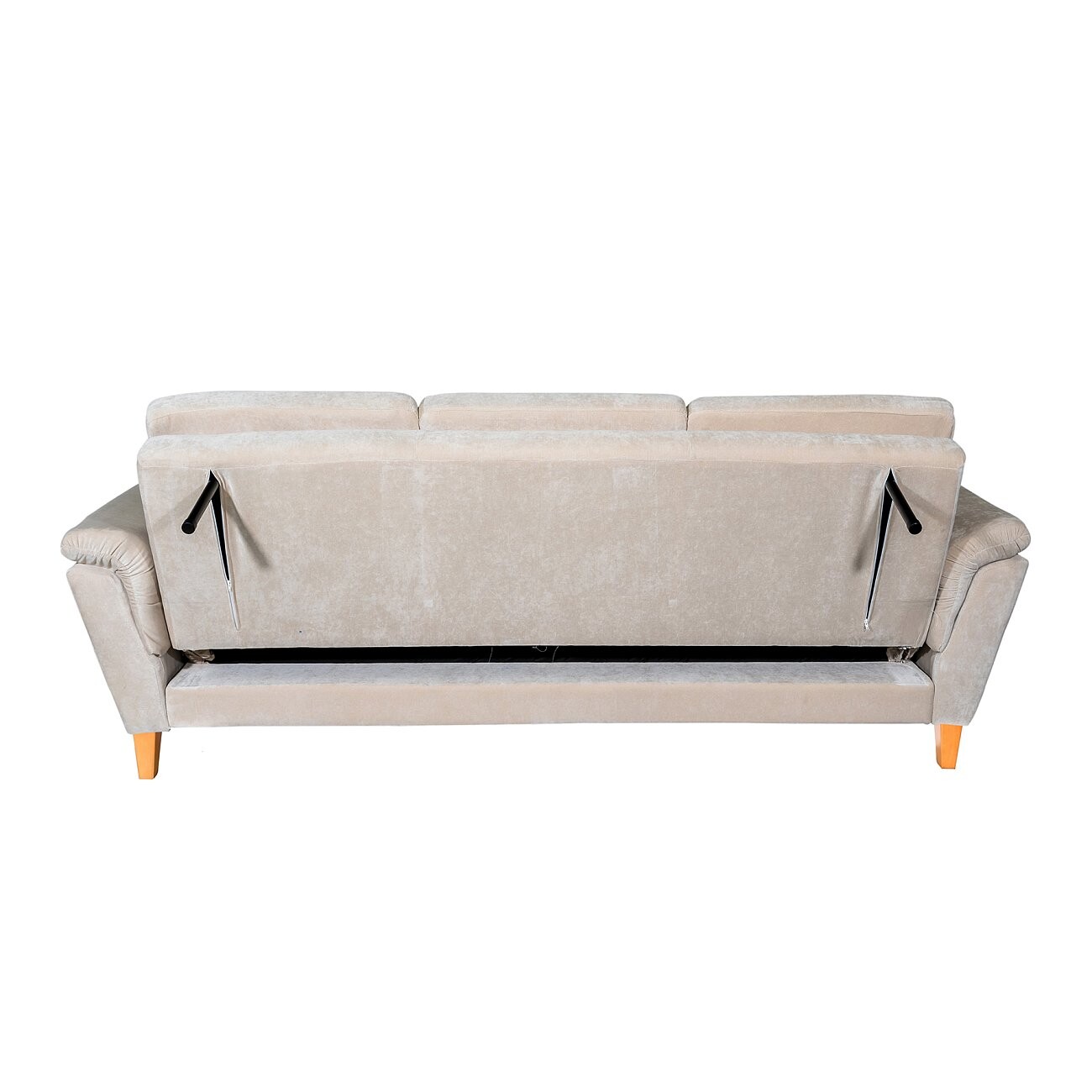 Диван-кровать Lewis Carroll прямой светло-серый - изображение 3