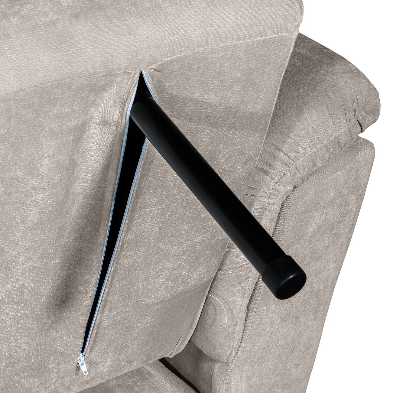 Диван-кровать Lewis Carroll прямой светло-серый - изображение 7