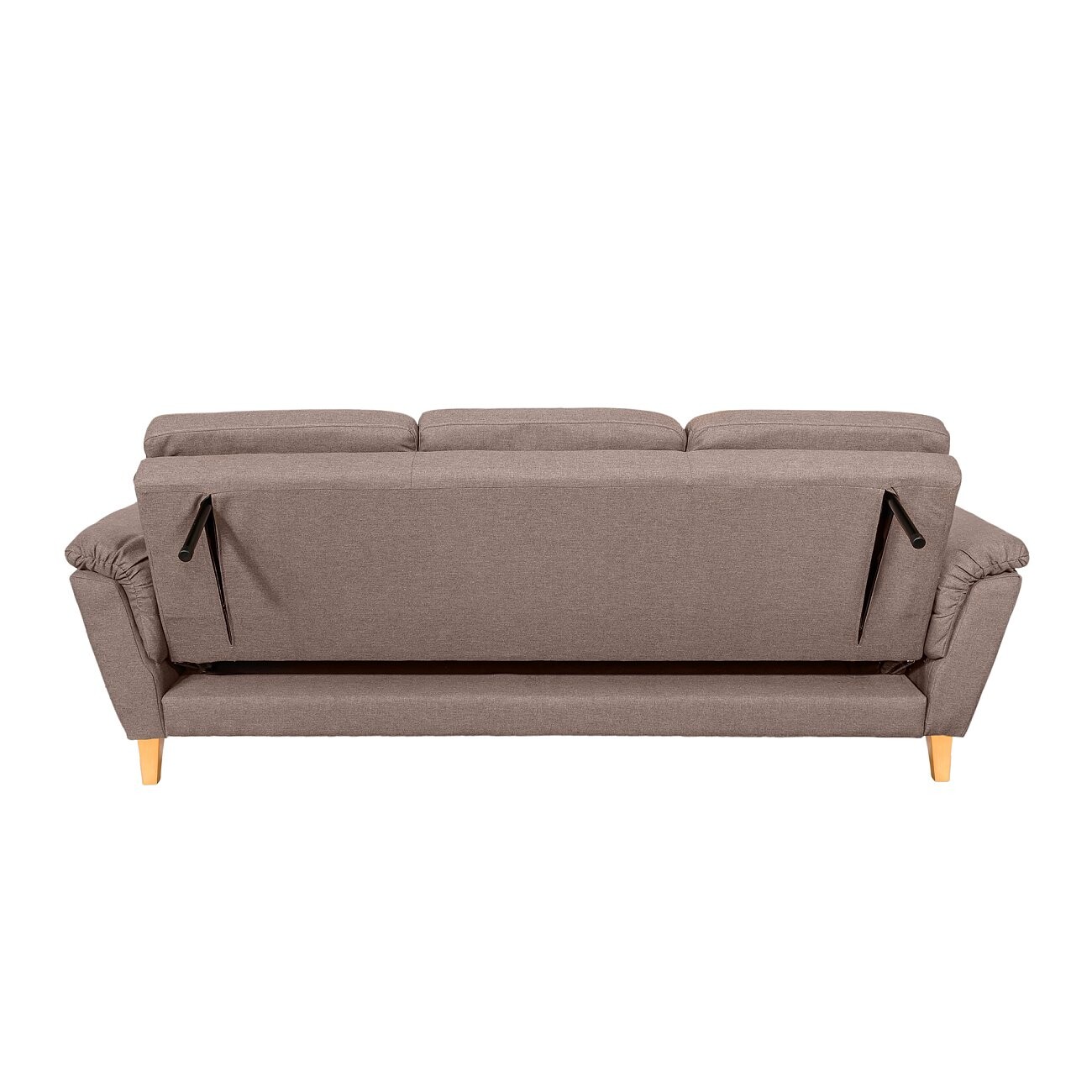 Диван-кровать Lewis Carroll прямой темно-бежевый - изображение 4