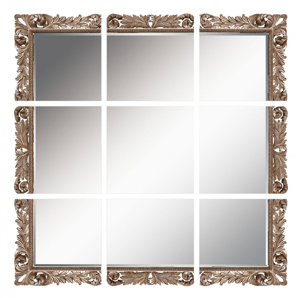 Зеркало бронза квадратное боковое Gold (боковой элемент)