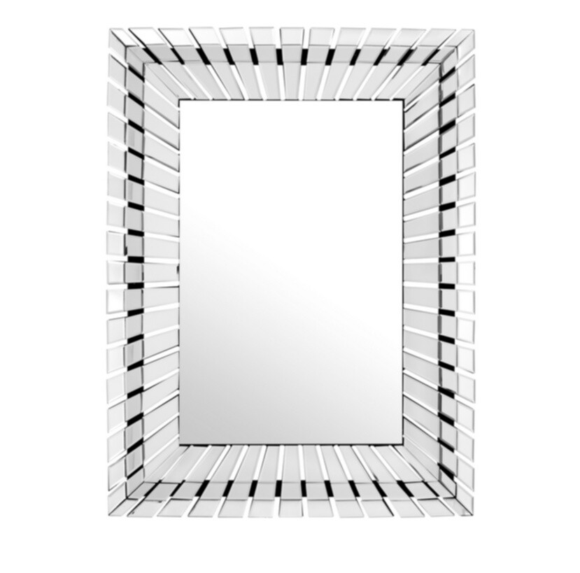 Зеркало настенное прямоугольное настенное хром Granduca от Eichholtz