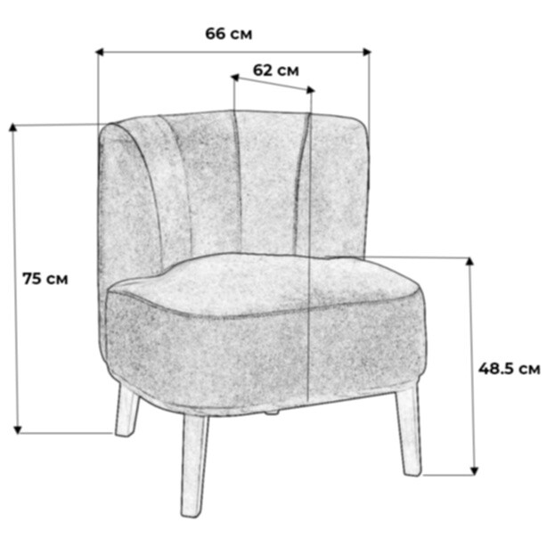 Кресло в прихожую размеры