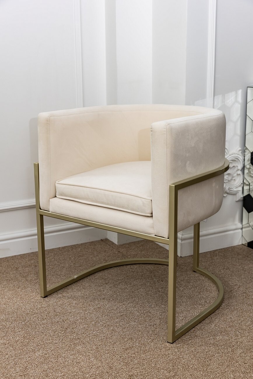 Кресло с мягкими подлокотниками белое Julius - изображение 2