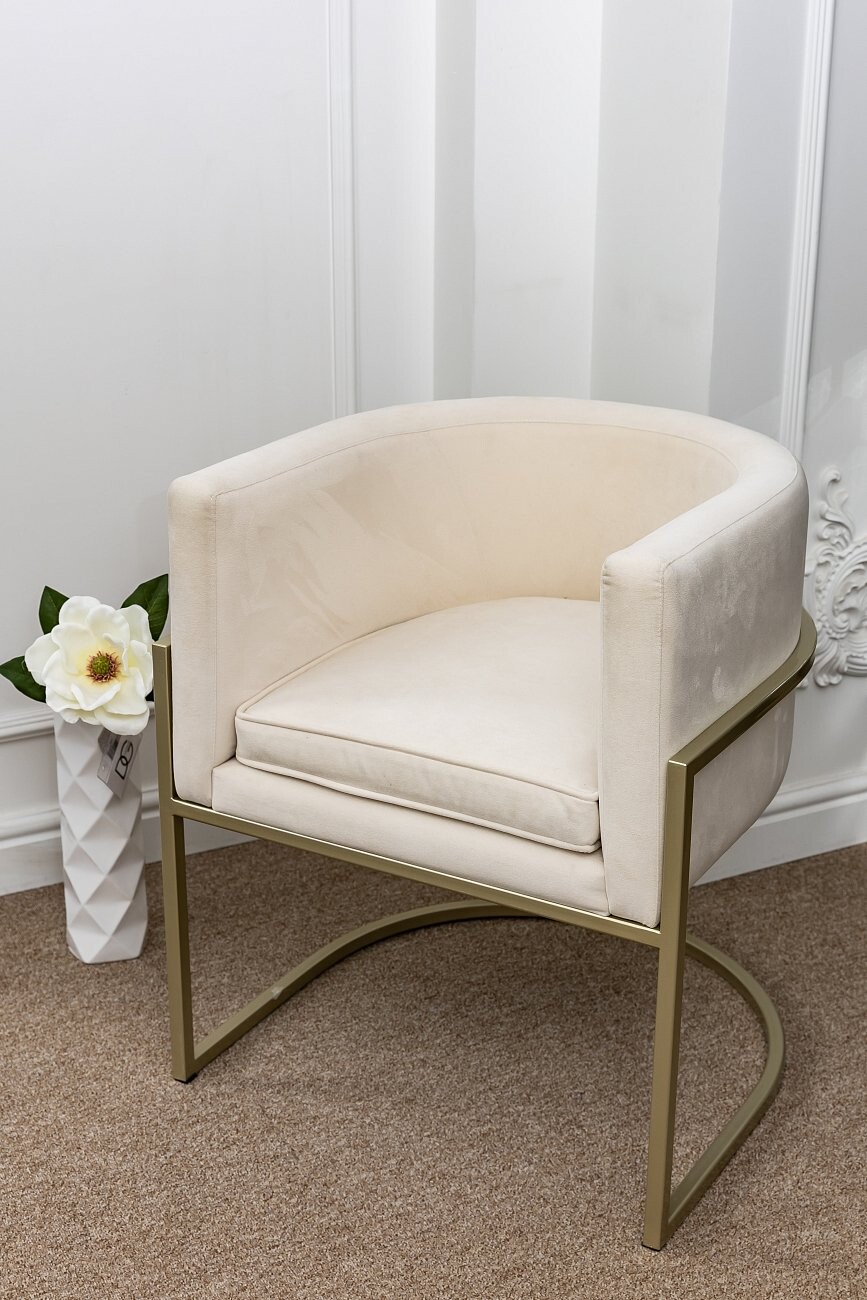 Кресло с мягкими подлокотниками белое Julius - изображение 3