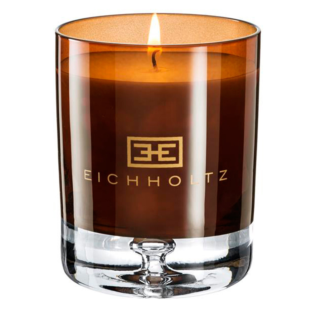 Свечи ароматические в стеклянном стакане 6 шт оранжевые Eichholtz