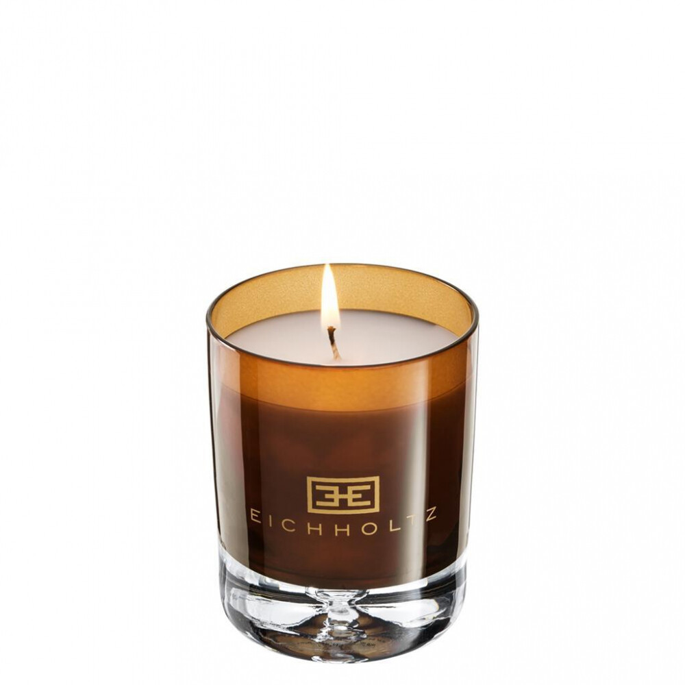Свечи ароматические в стеклянном стакане 6 шт оранжевые Eichholtz