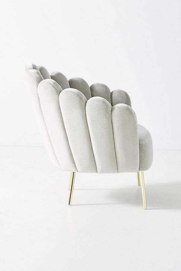 Кресло белое экокожа с металлическими ножками