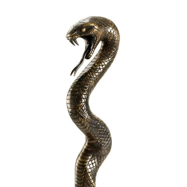 Статуэтка декоративная металлическая 149х33 см черная Viper