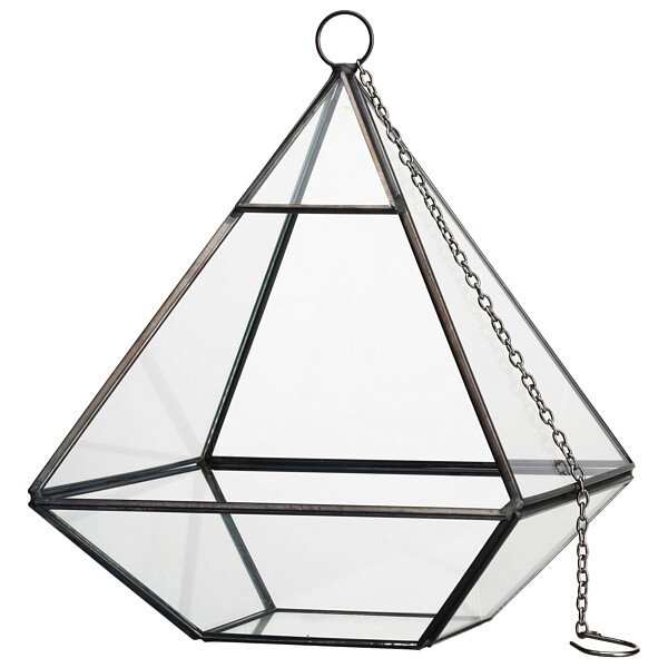 Флорариум стеклянный с подвесом Diamond Shape - изображение 1