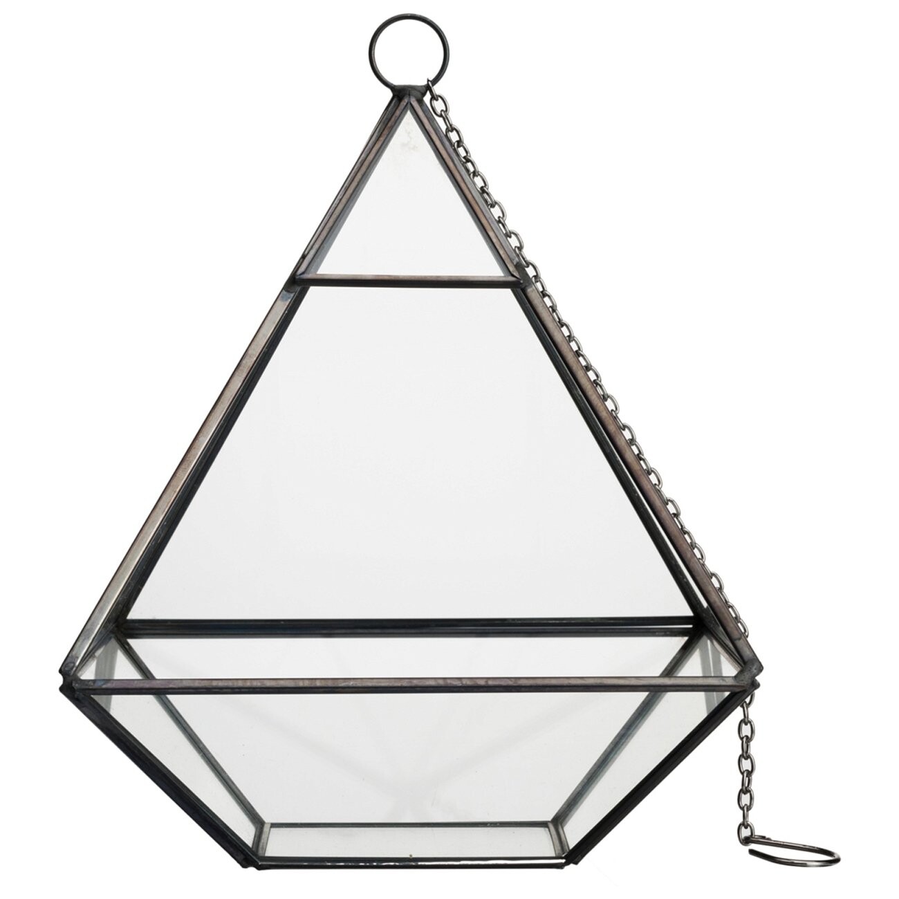 Флорариум стеклянный с подвесом Diamond Shape - изображение 2