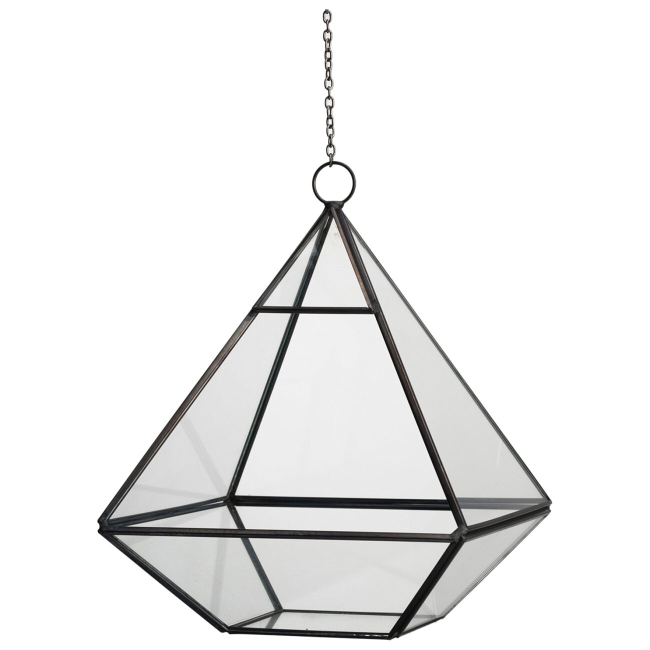 Флорариум стеклянный с подвесом Diamond Shape - изображение 3