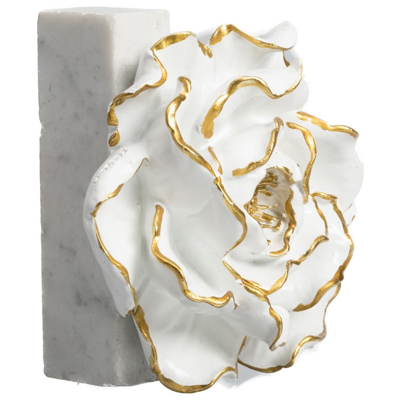 Декоративный цветок Белый маленький - изображение 2