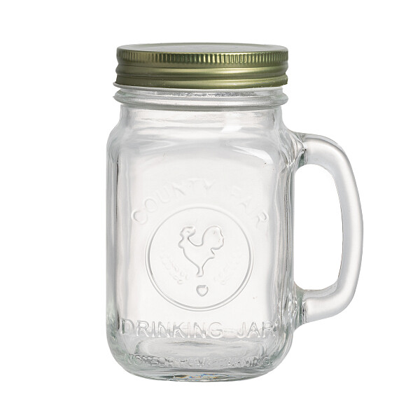 Кружка с крышкой Bormioli Rocco Drinking Jar - изображение 1