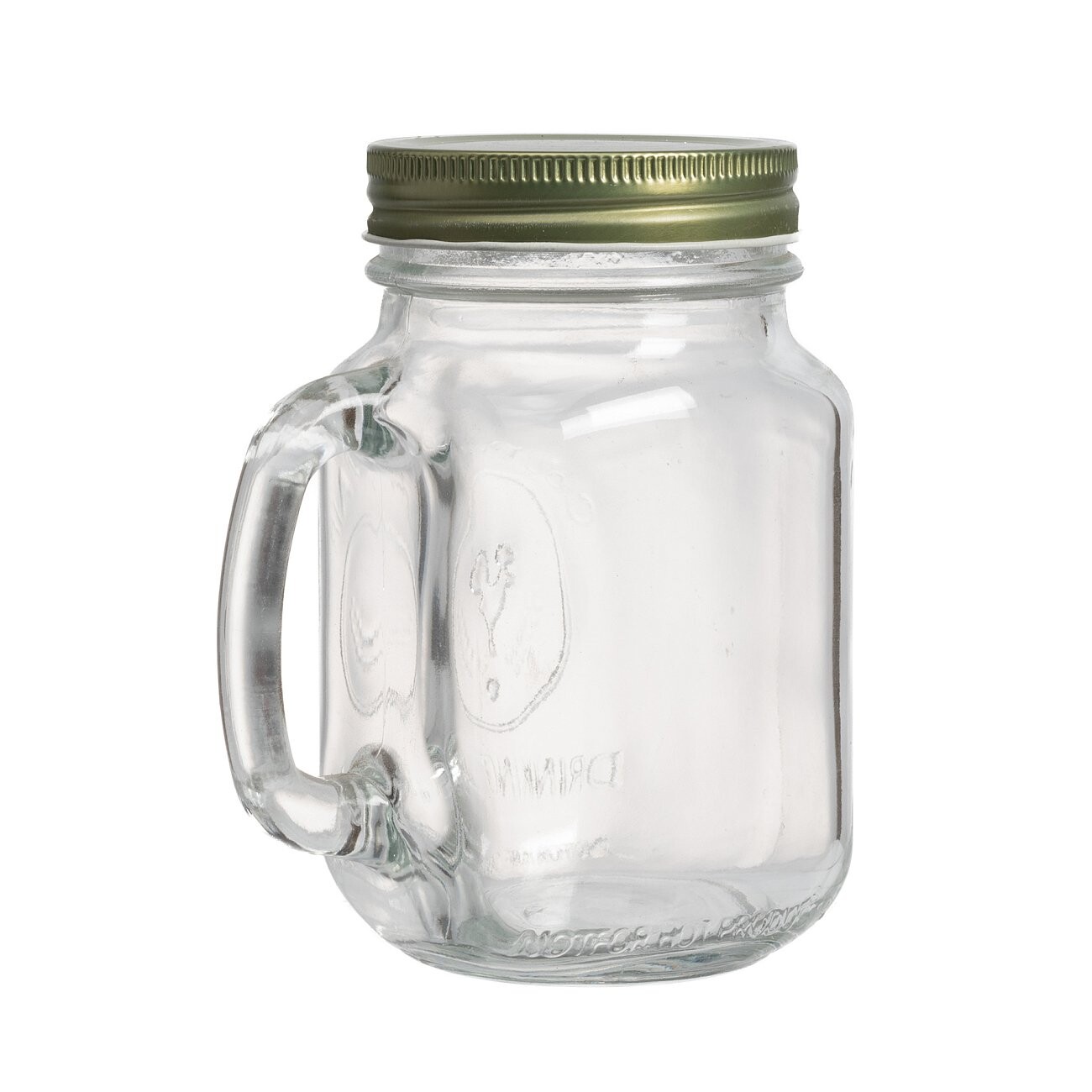 Кружка с крышкой Bormioli Rocco Drinking Jar - изображение 2