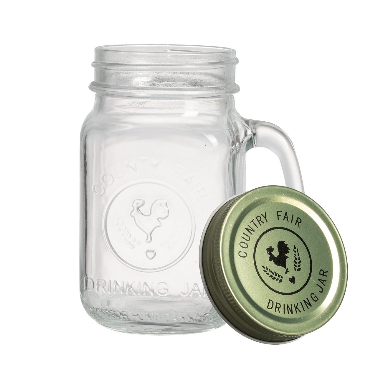 Кружка с крышкой Bormioli Rocco Drinking Jar - изображение 4