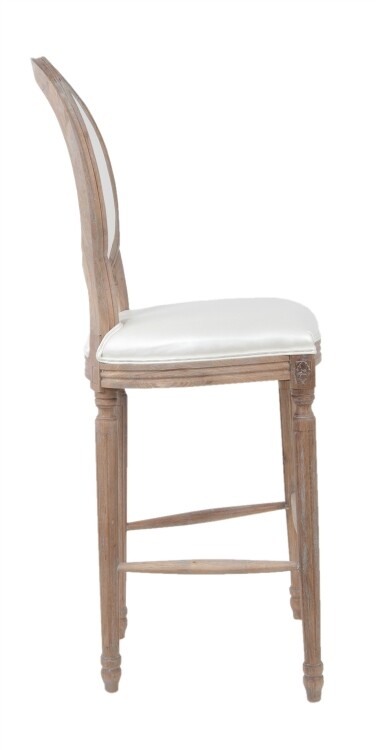 Барный стул со спинкой бежевый Filon