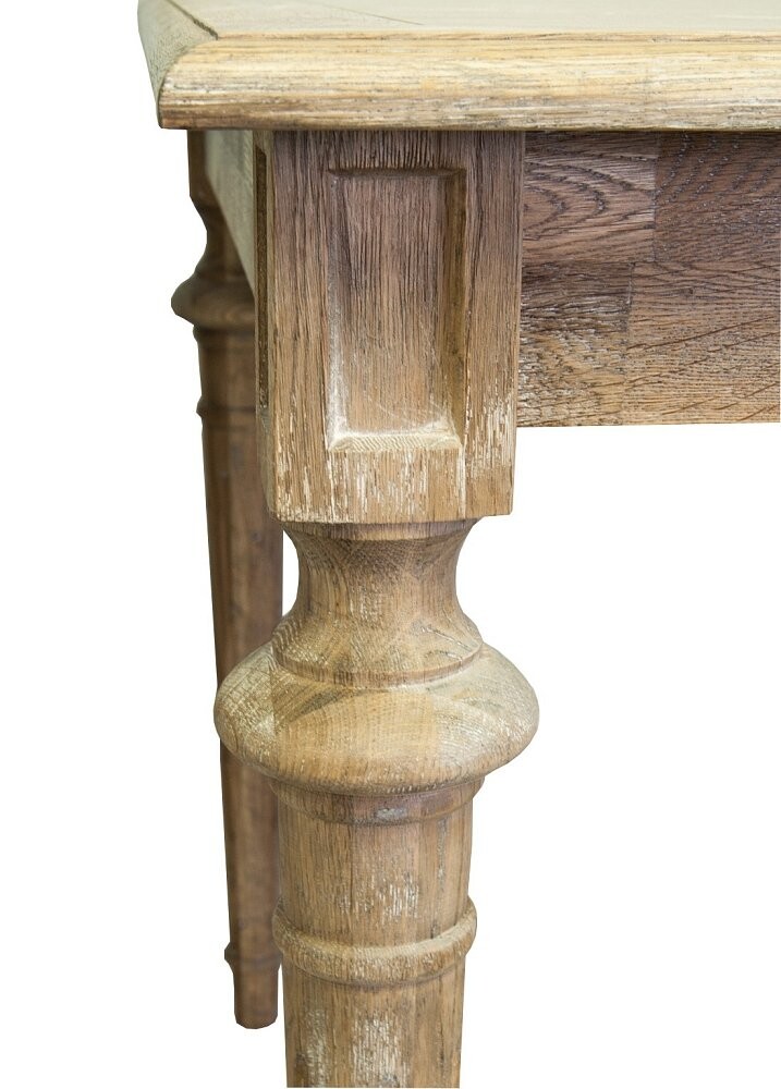 Обеденный стол деревянный с резными ножками 160 см Paton