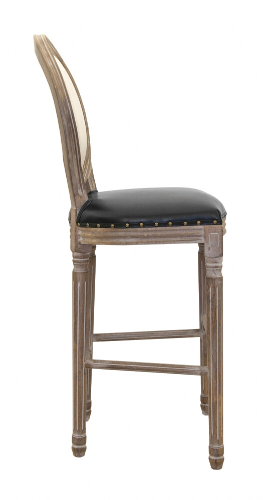 Барный стул со спинкой бежевый Filon nail
