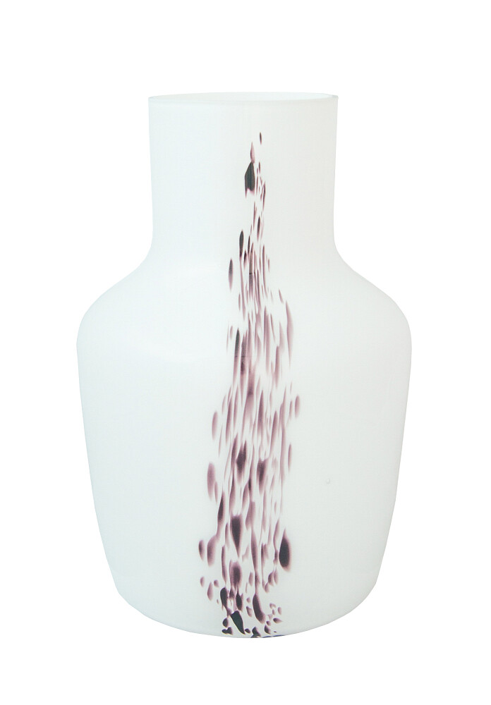 Ваза декоративная белая Quadra Vase