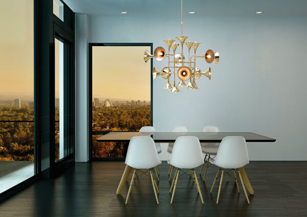 Подвесной светильник рожковый "Золотой горн" - изображение 4