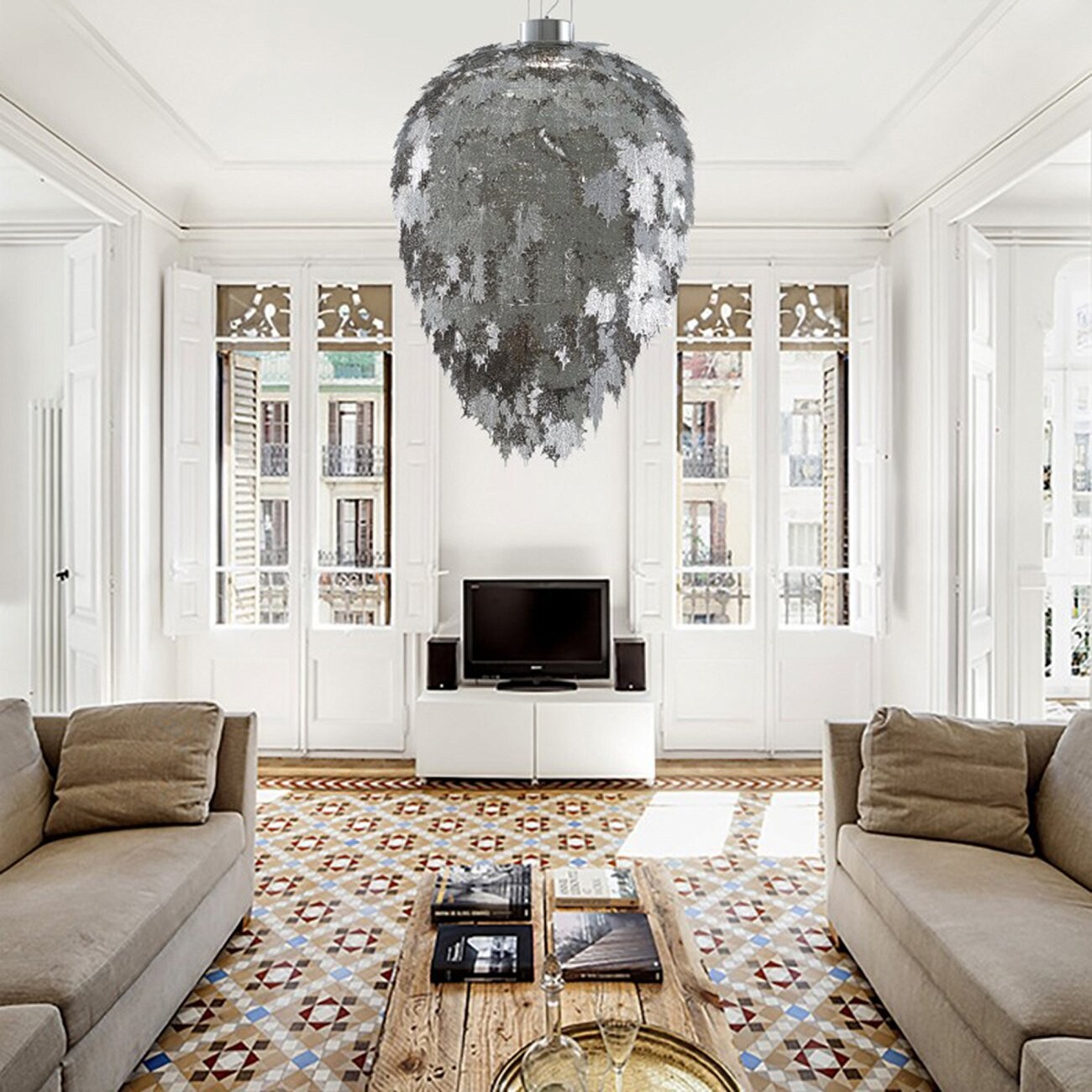 Подвесной светильник Azalea Серебряный - изображение 3