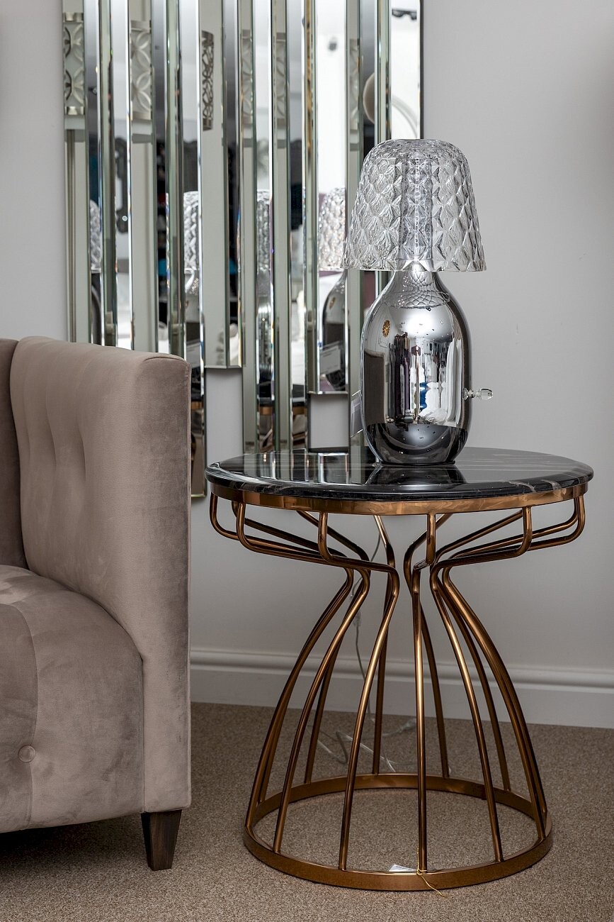 Настольная лампа Kanye Серебряная - изображение 3