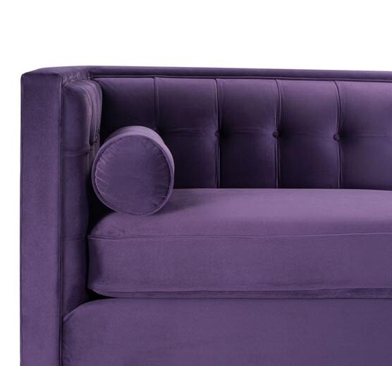 Диван Jack трехместный прямой пурпурный - изображение 4