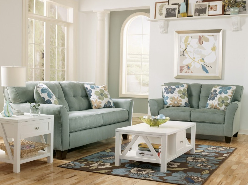 Диван прямой голубой Costy - изображение 3