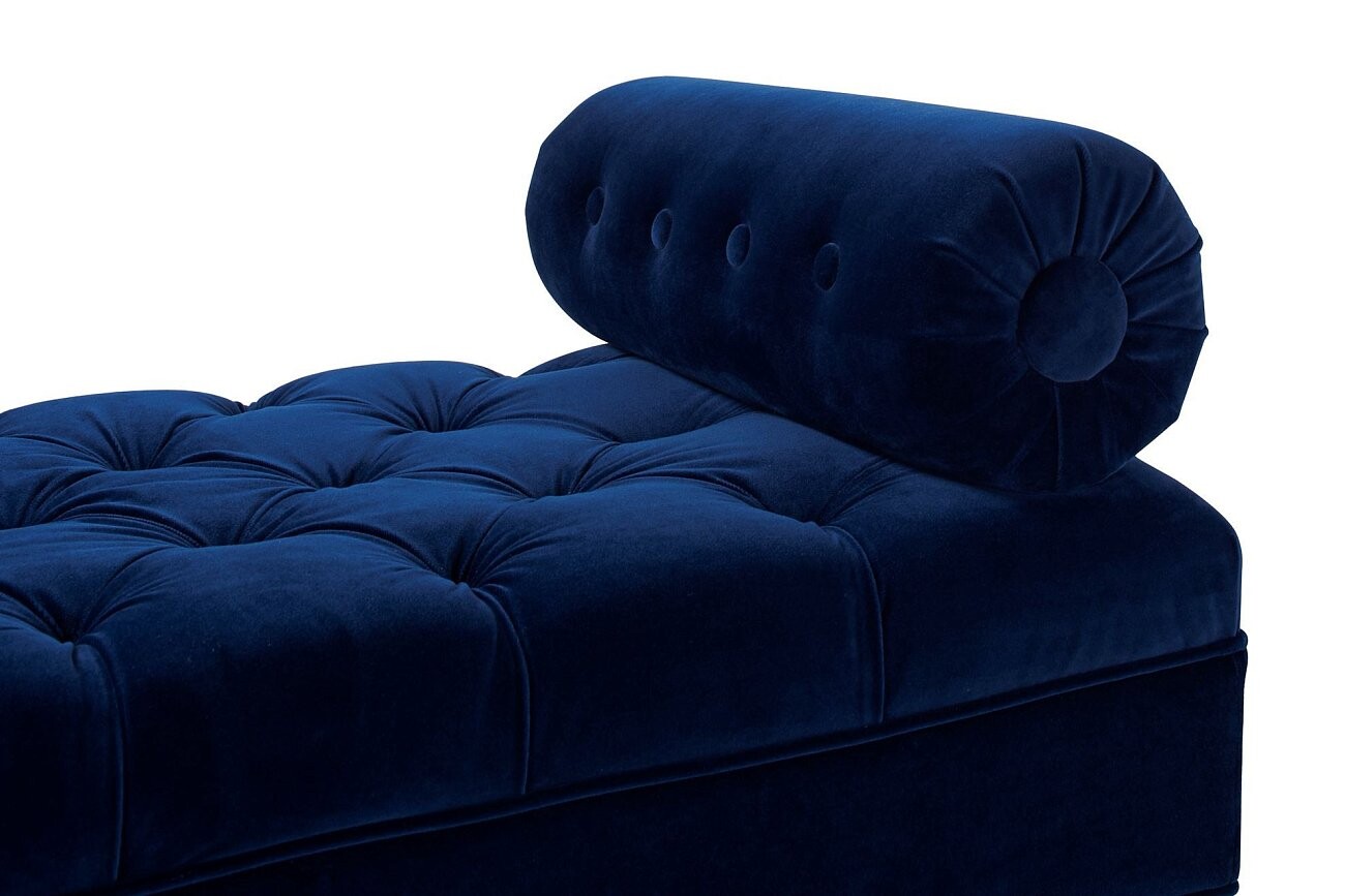 Банкетка с подлокотниками синяя La Rosa - изображение 3