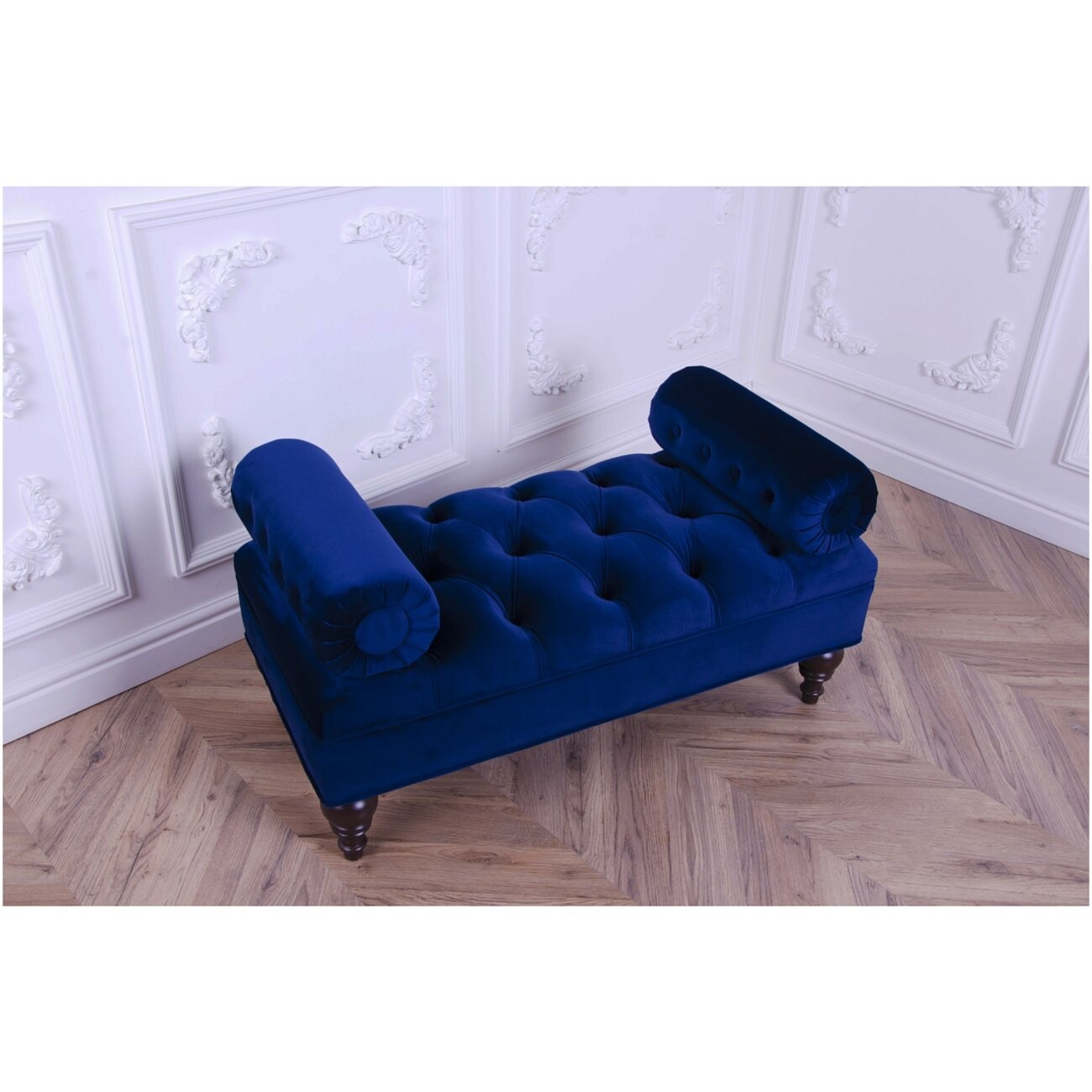 Банкетка с подлокотниками синяя La Rosa - изображение 7