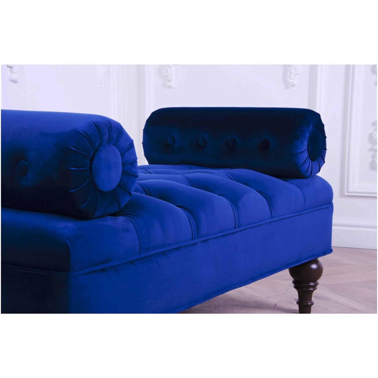 Банкетка с подлокотниками синяя La Rosa - изображение 8