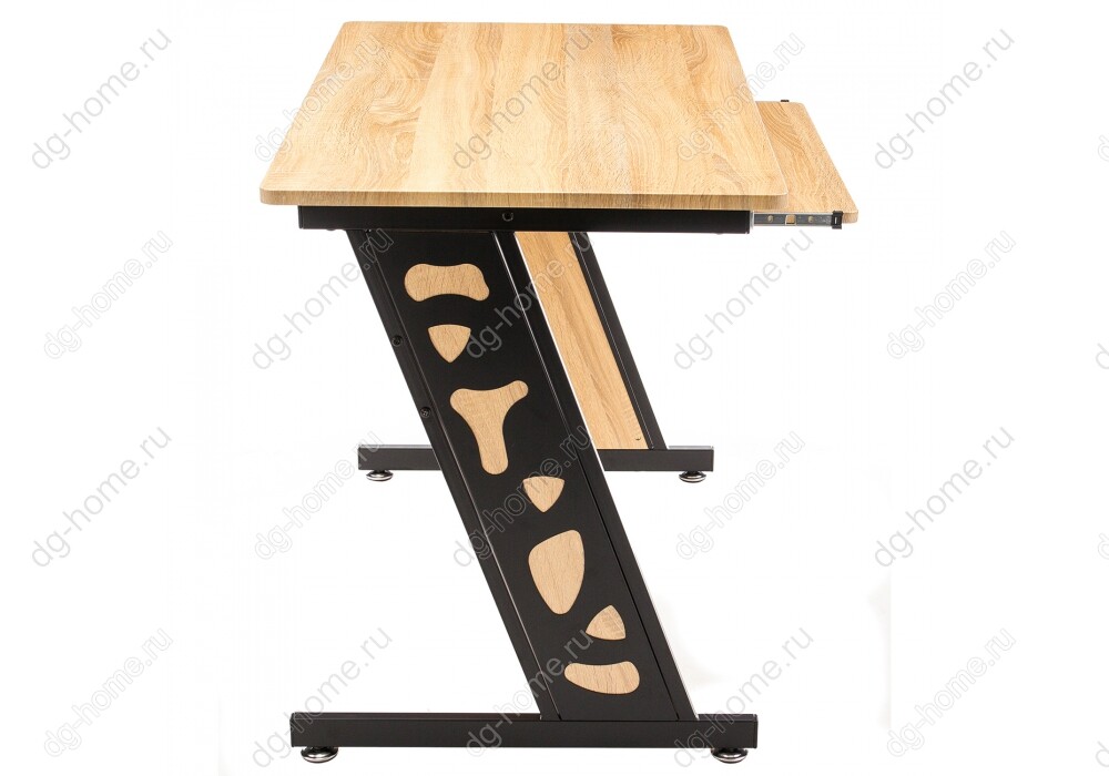 Компьютерный стол с выдвижной полкой деревянный Plutos