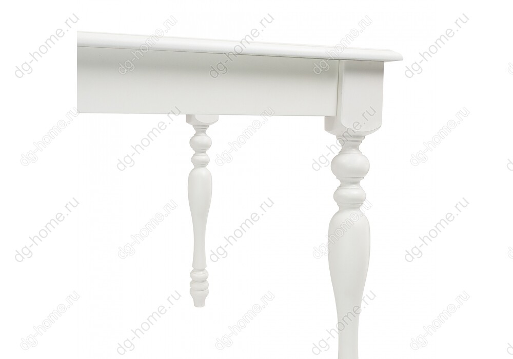 Обеденный стол белый с фигурными ножками 200 см Vilen butter milk