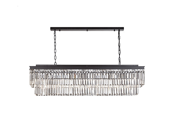 Люстра Odeon L110 black&glass чёрная, прозрачная CCWTL2107-1100BK-CL - изображение 1
