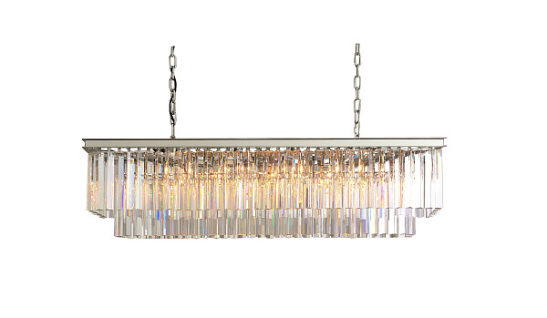 Люстра Odeon L80 Silver&glass серая, прозрачная CCWTL2107-800SL-CL - изображение 1