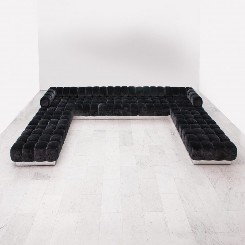 Диван Ostin угловой модульный черный - изображение 2