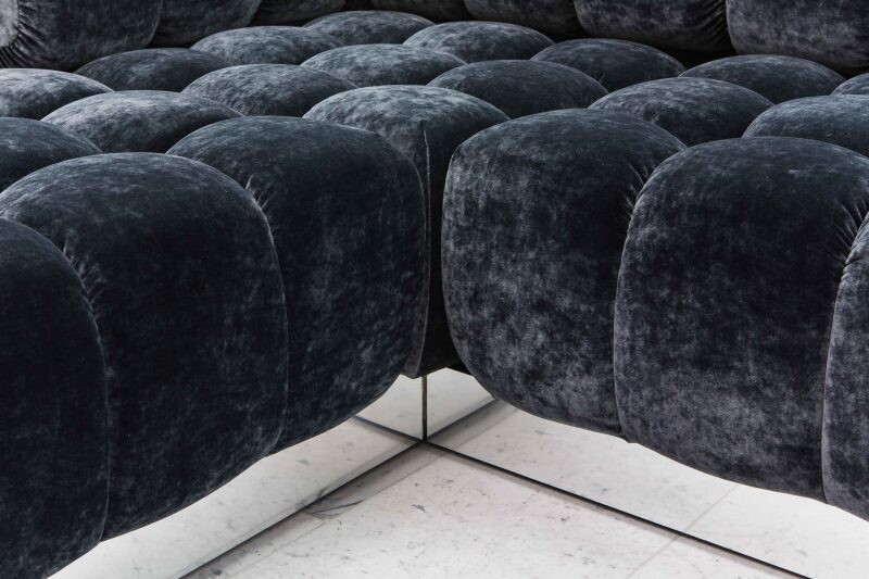 Диван Ostin угловой модульный черный - изображение 5