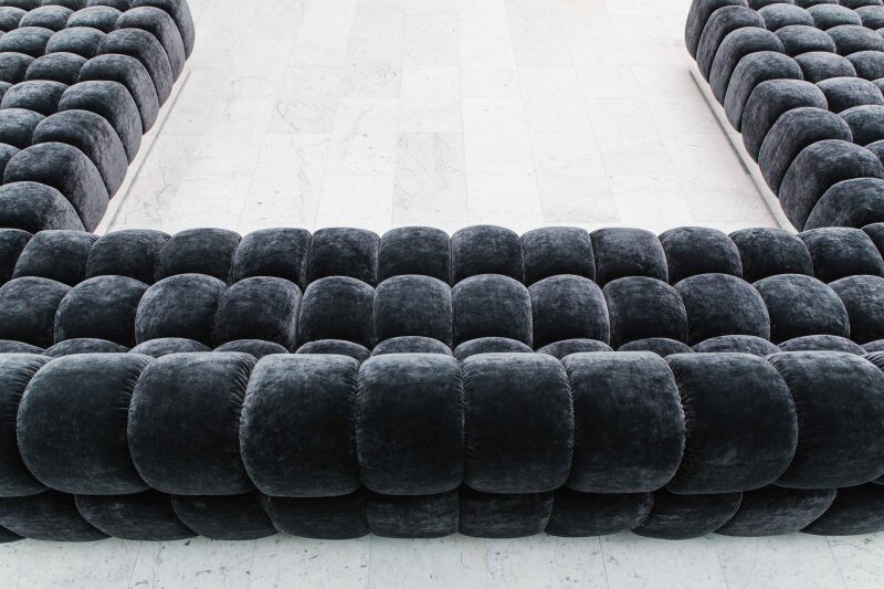 Диван Ostin угловой модульный черный - изображение 6