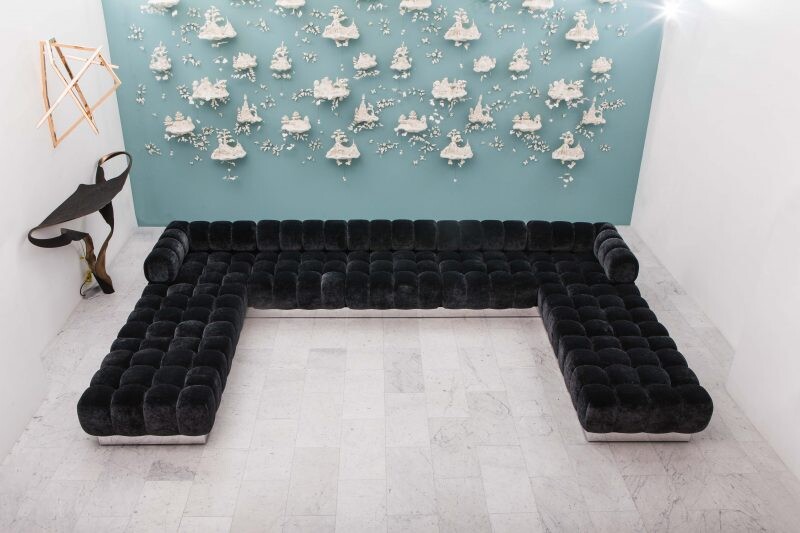 Диван Ostin угловой модульный черный - изображение 7