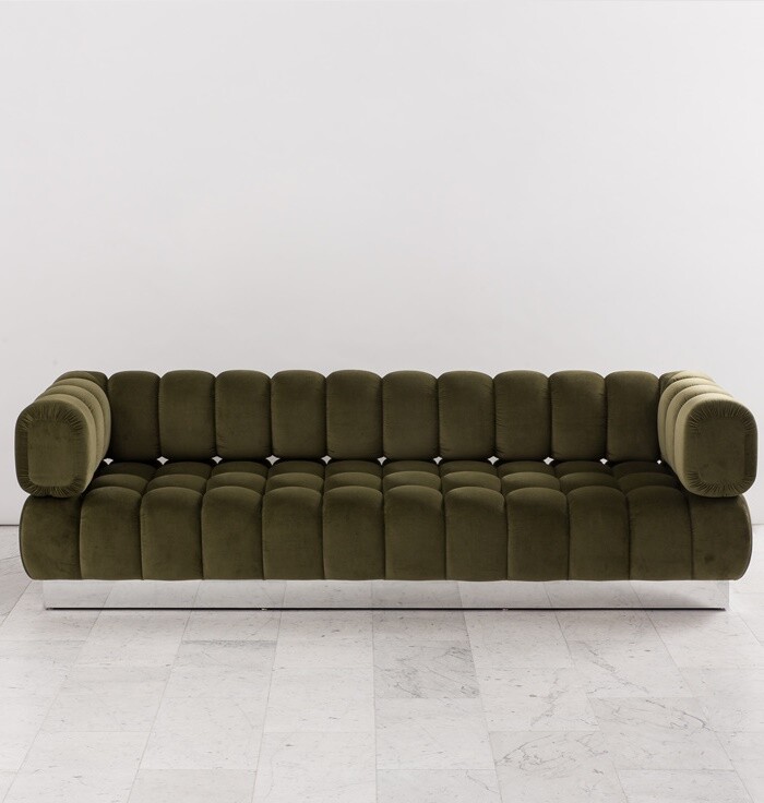 Диван Lily прямой оливковый - изображение 2