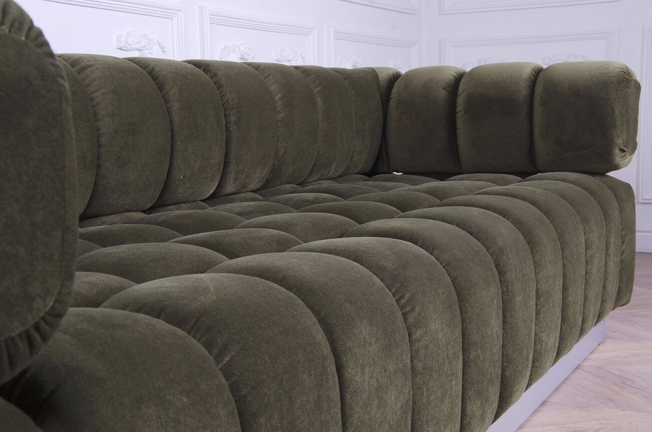 Диван Lily прямой оливковый - изображение 8