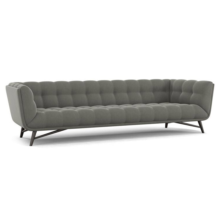 Диван Soja четырехместный прямой серый - изображение 3